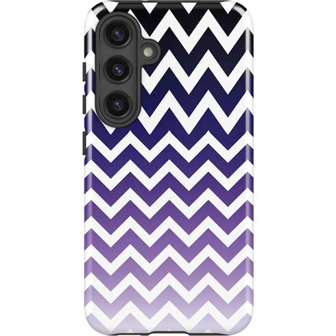 Chevron Purple Ombre Galaxy S25 Impact Case